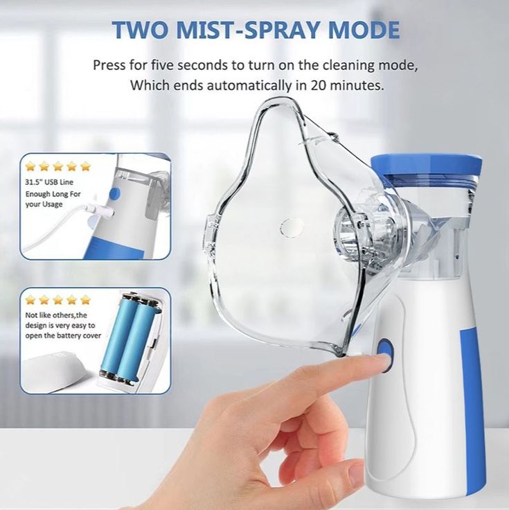 Portable Handheld Mesh Nebulizer