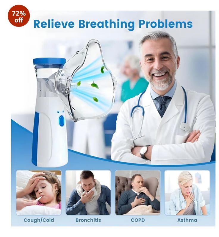 Portable Handheld Mesh Nebulizer
